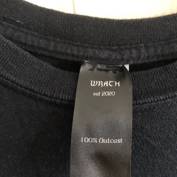 Wrath est. 2020 Black Tee - Picture 3 of 5